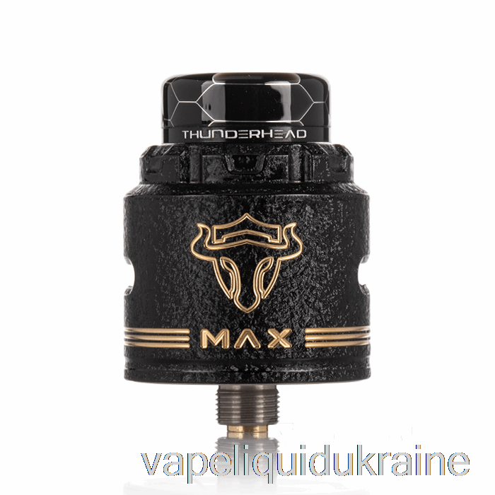 Vape Liquid Ukraine Thunderhead Creations Tauren MAX 25mm BF RDA Brass Black